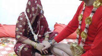 1st Sex After Marrying Her Husband Virgin Girl Pussy Fuck Hindi Audio Sex