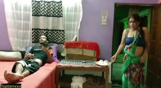 Hot Indian Xxx Teen Sex With Hot Aunty! With Clear Hindi Audio