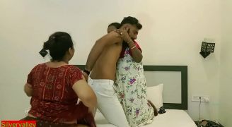 Indian Bengali Housewife And Her Hot Amateur Threesome! With Dirty Sound