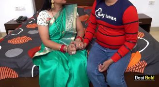 Indian Bhabhi Shaved Pussy Fucked By Tutor With Clear Hindi Audio