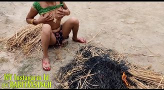 Indian Farmer Applying Makeup In The Painful Hardcore Clear Hindi Voice