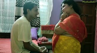 Indian Hot Bhabhi Xxx Sex With Innocent Boy! With Clear Audio